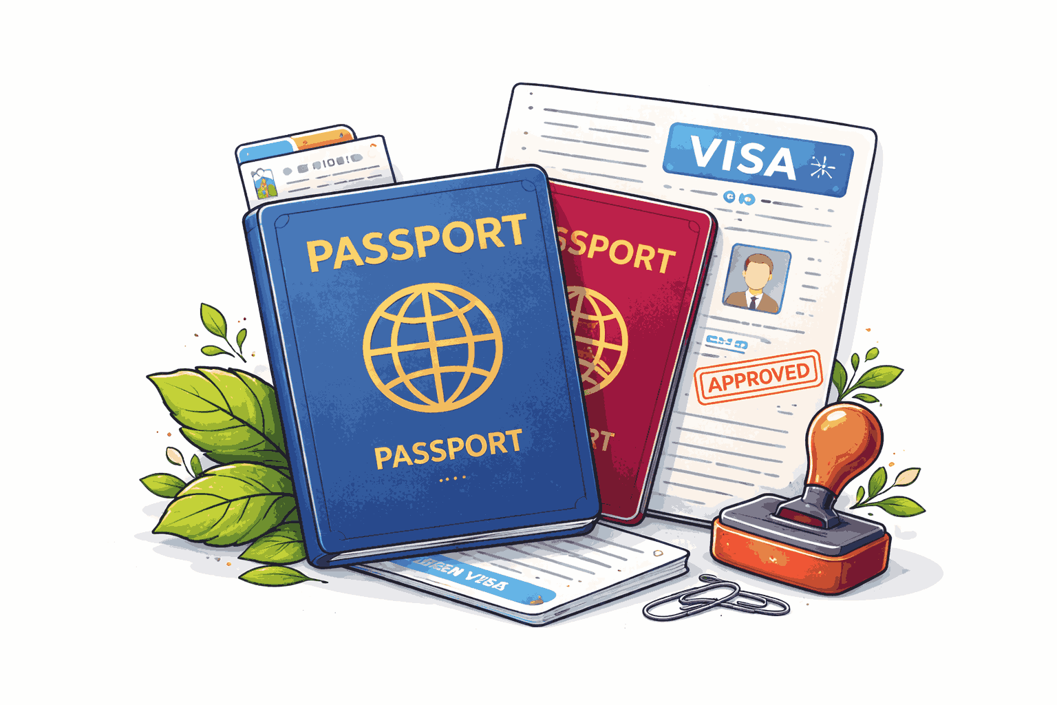 Passport and visa requirements for travel: documents checklist with passport validity, visa rules, and Schengen 90-day rule